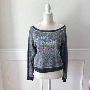 Life Clothing Co Stay Positive Off Shoulder Top S